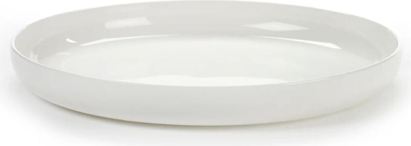 Base tallerken med høy kant hvit 24 cm
