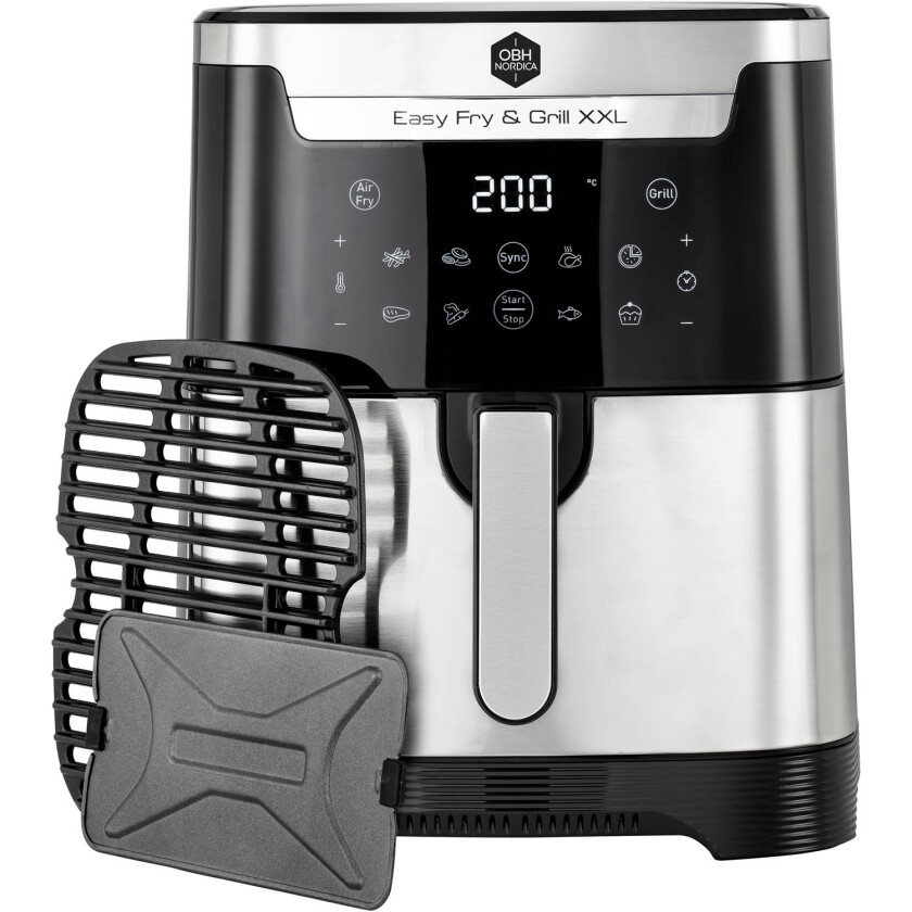 Easy Fry Grill XXL 2in1 Silver 6,5L