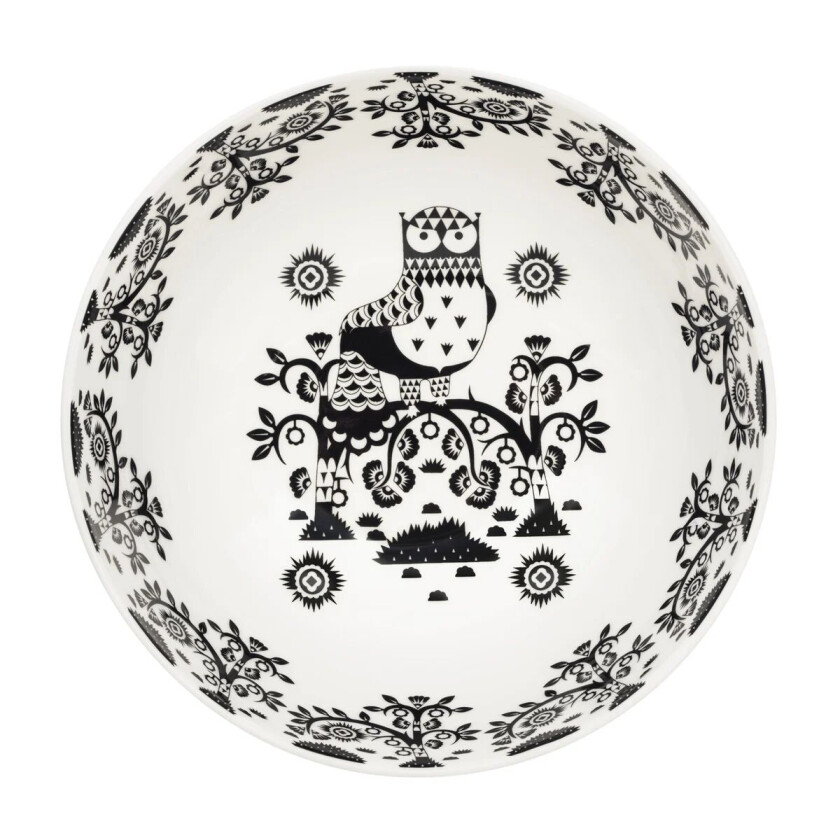 iittala Taika serveringsskål svart mønstret