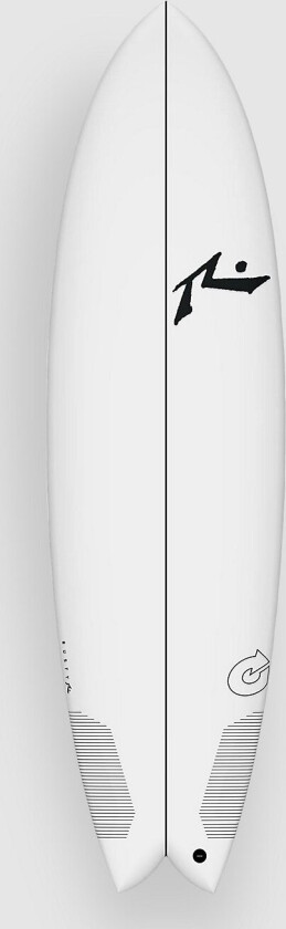 Tec Moby Fish Quad 7'4 Surfebrett hvit