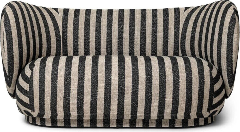 Rico sofa 2-seter Louisiana sand black