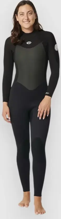 Freelite 3/2 Back Zip GB Våtdrakt svart