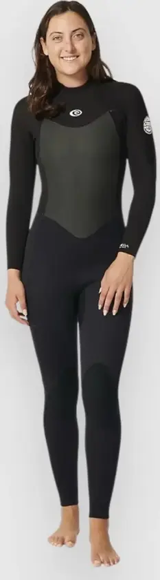 Freelite 4/3 GB Back Zip Steamer Våtdrakt svart