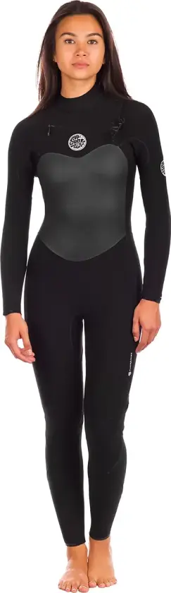 Flashbomb 4/3 GB Chest Zip Våtdrakt svart