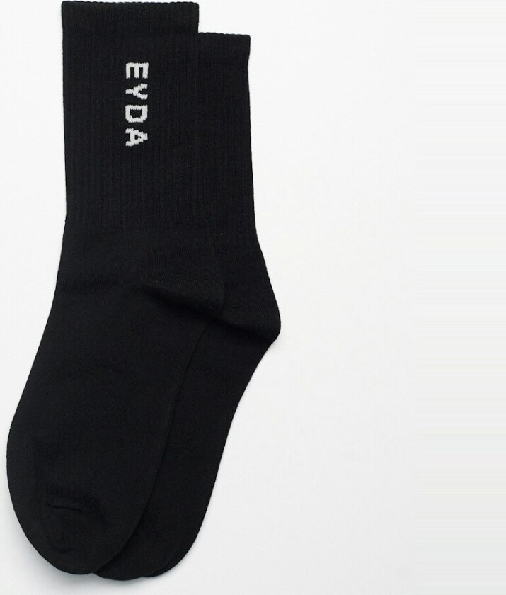 Tennis Socks 3-pack - Black– Black– Black – 45-47 - EYDA