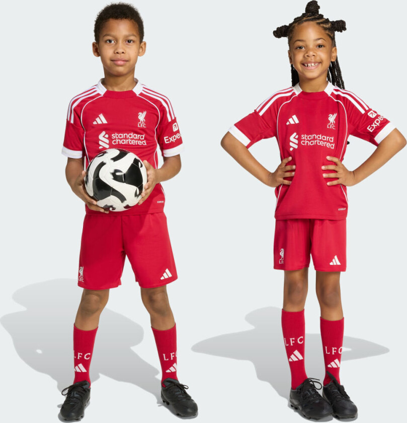 Bilde av Liverpool Hjemmedrakt 2025/26 Mini-kit Barn - adidas, størrelse 98cm