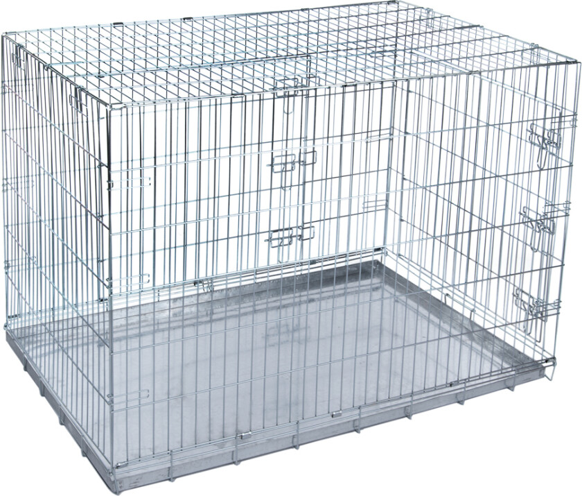 Hundebur Double Door - L 118 x B 78 x H 84 cm