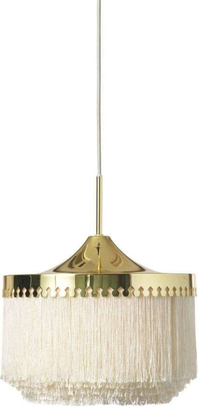 Fringe takpendel Cream white, stor