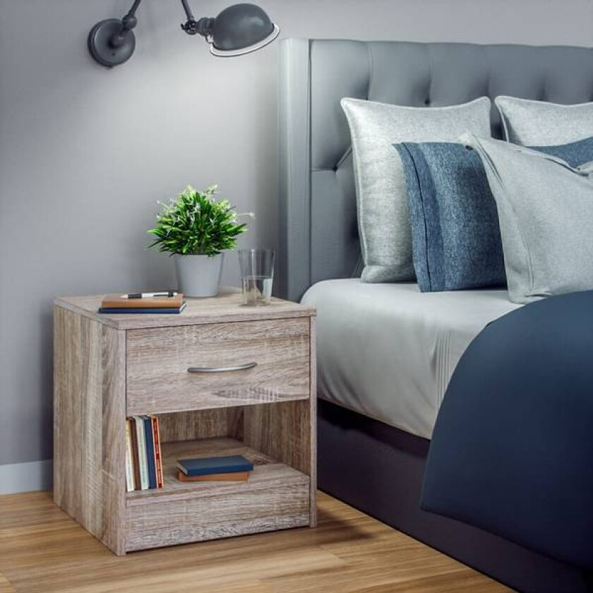 Nattbord Kiel "eik" - 41x39x28cm