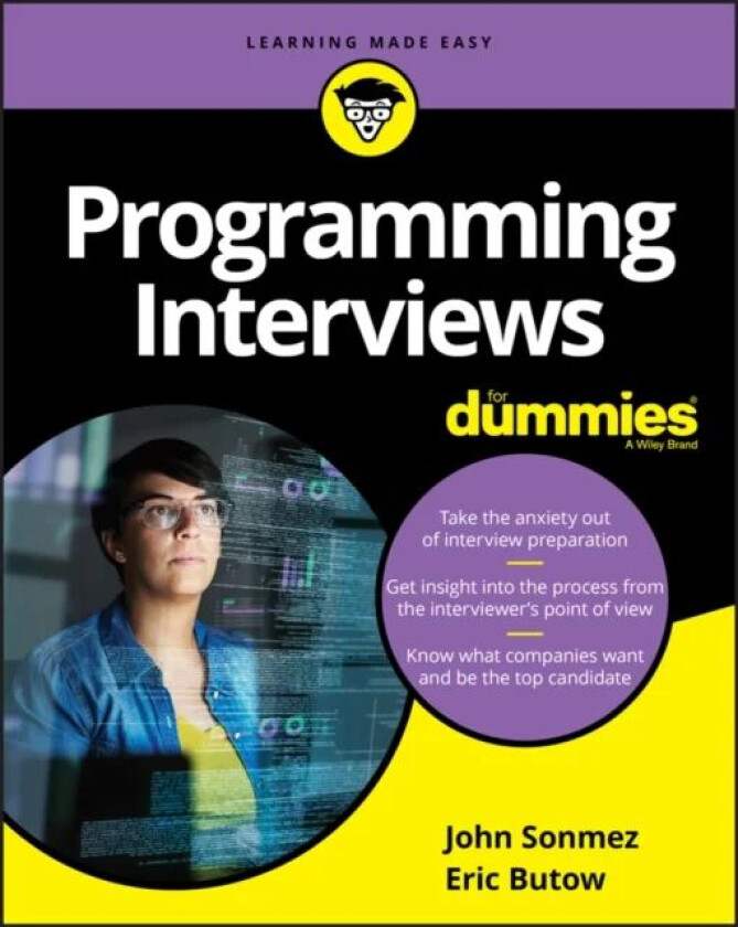 Programming Interviews For Dummies av John Sonmez, Eric Butow