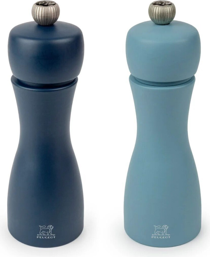 Tahiti sett Air salt- og pepperkvern 15 cm Night & azur