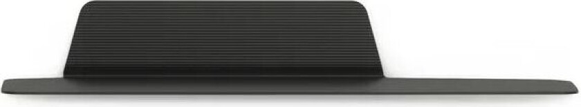 Jet hylle sort, aluminium, 80 cm