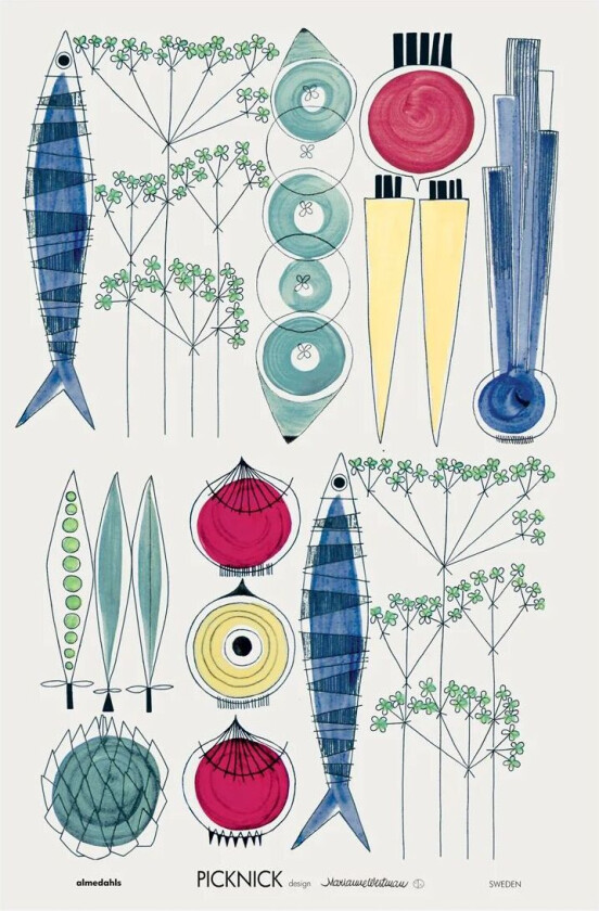 Picknick kjøkkenhåndkle multi