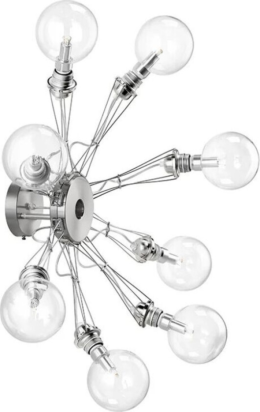 Matrix vegglampe Forniklet, 8 armer