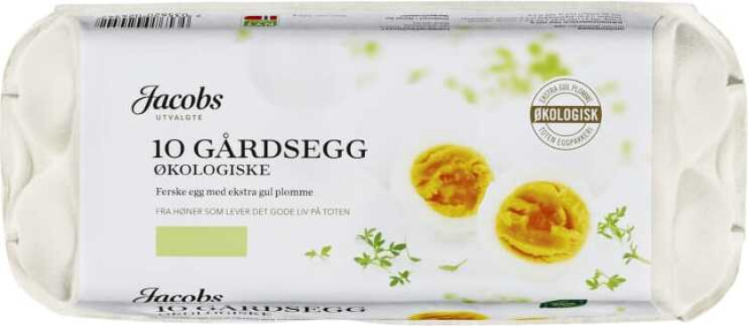 Egg Økologisk M/L 10stk