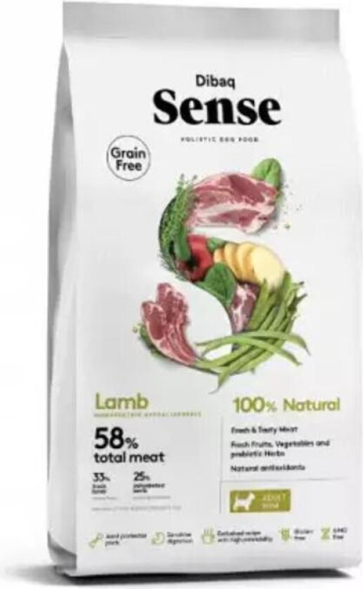Dog Grainfree Adult Lamb Small Breeds Tørrfôr til hund 2 kg