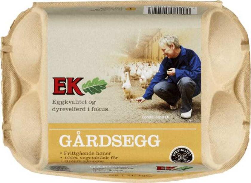 Gårdsegg Ekstra Store 6stk