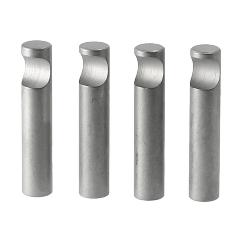 hyllebeslag tidsskrifthylle tre reservedel 4-pakning Sølv