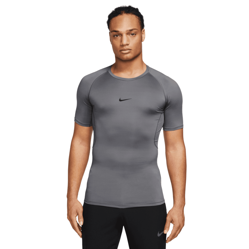 Pro Dri-FIT Tight Top Short Sleeve, t-skjorte, herre BLACK/WHITE