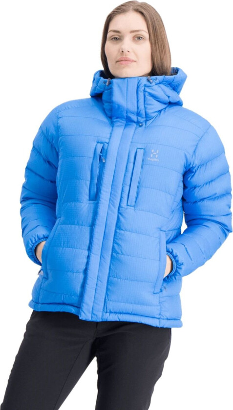 Reliable Down Hood, dunjakke dame Nordic Blue