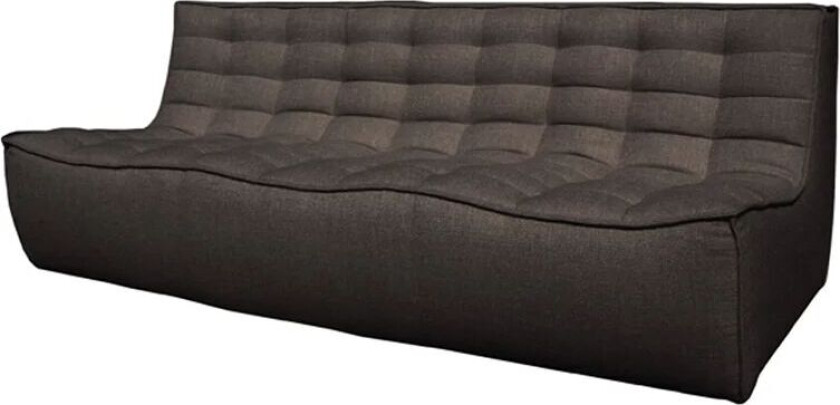 N701 sofa 3-seter Stoff dark grey