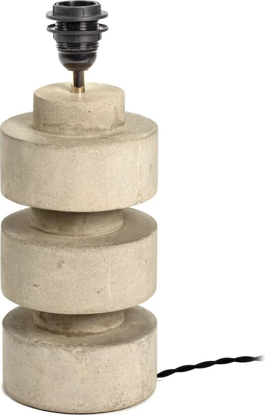 Disc bordlampe sement Ø50 cm Cement