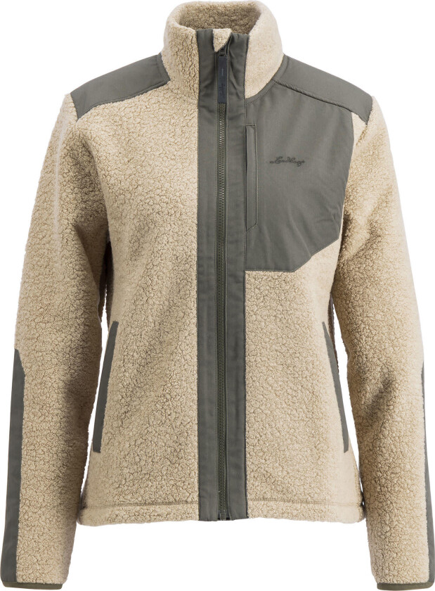 Women's Saruk Wool Pile Mid Full Zip L, Sand