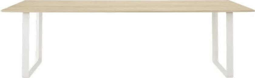 70/70 spisebord 255 x 108 cm Solid oak-White