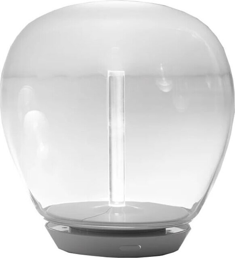 Empatia bordlampe transparent røykfarget, stor