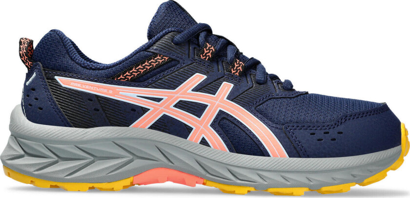 Asics Kids' Pre Venture 9 Grade School Blue Expanse/Sun Coral 37.5, Blue Expanse/Sun Coral