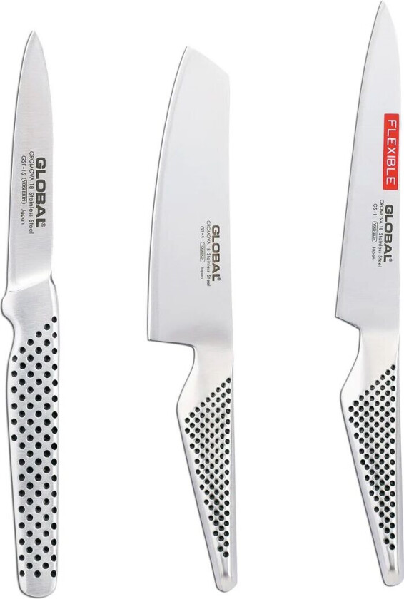 G-51115 knivsett, 3 kniver Rustfritt stål