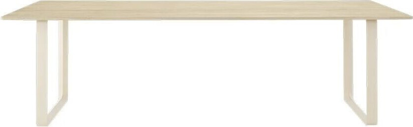 70/70 spisebord 255 x 108 cm Solid oak-Sand