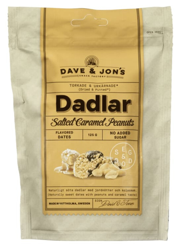 Dave&Jon's Dadler Salted Caramel 125g