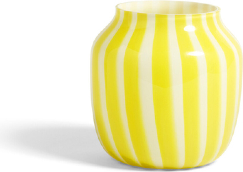 Juice Wide vase 22 cm Yellow