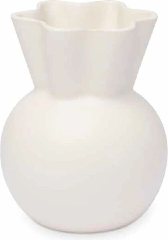 Bilde av Eva Stoer Nielsen vase 14 cm Hvit