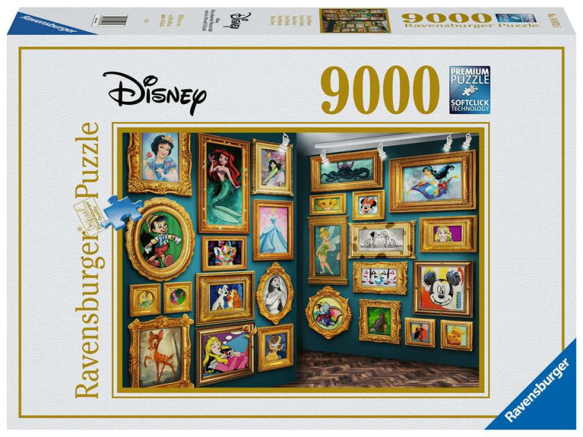 Puslespill 9000 Disneyfigurer