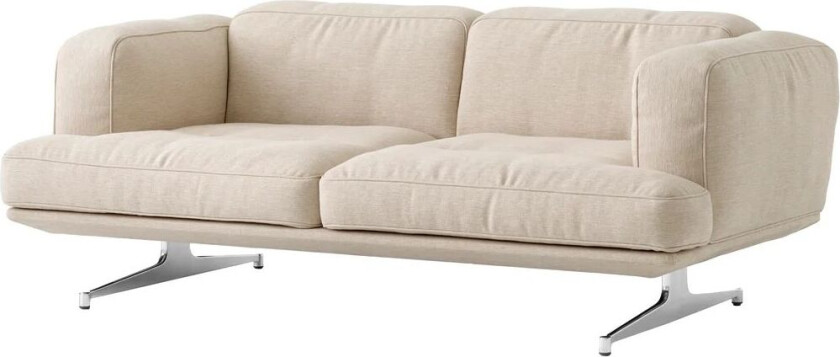 &Tradition Inland AV22 sofa 2-seters Clay 0011-polished aluminium