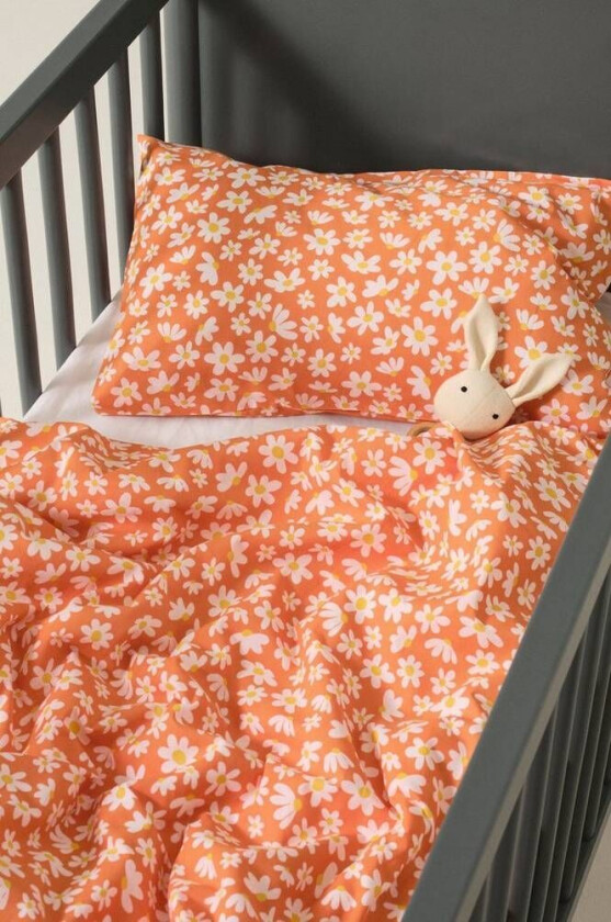 DAISY MINI sengesett sprinkelseng - økologisk Oransje