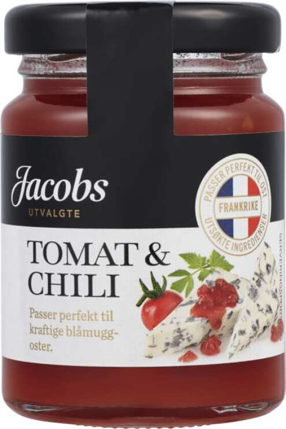 Syltetøy til Ost Tomat&Chili 110g Jacobs