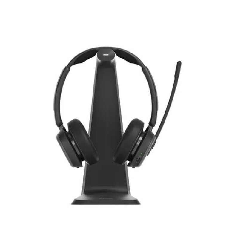 Epos Impact 1061 Anc + Stand Hodesett Optimert For Google Meet Stereo Svart
