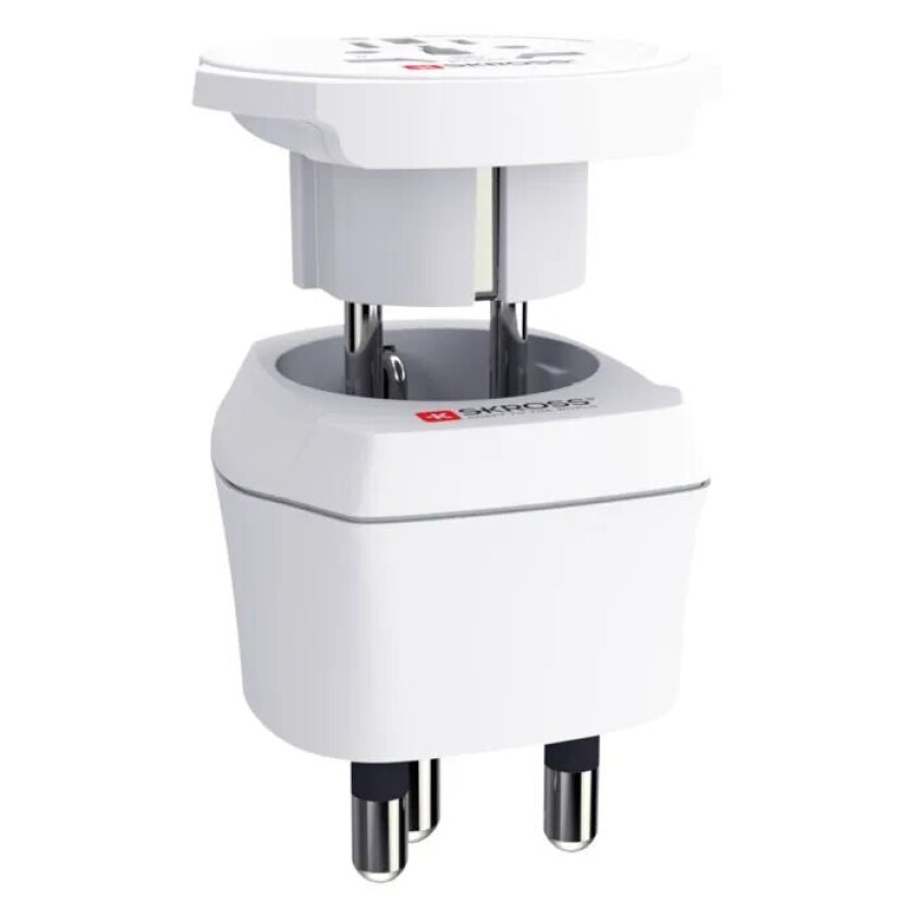 Universelt jordet reiseadapter til Sør-Afrika og Europa