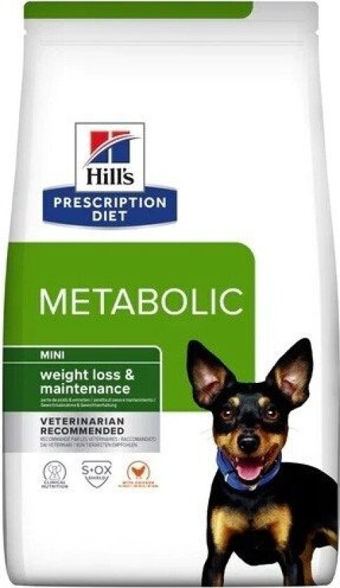 Hill's Prescription Diet Canine Mini Metabolic Weight Loss & Maintenance Chicken (9 kg)