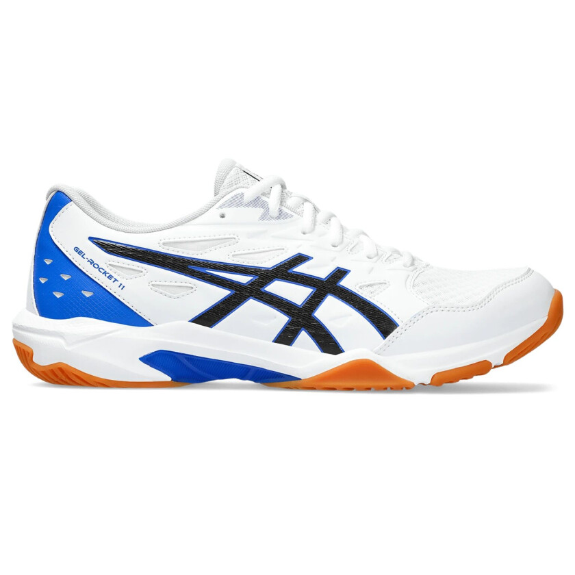 Asics Gel-Rocket 11, hallsko, herre WHITE/BLACK