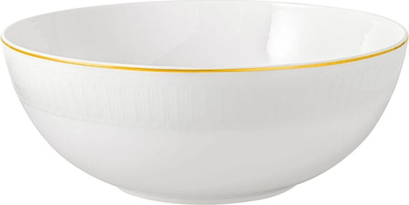 Château Septfontaines salatskål Ø 22,5 cm Hvit-gull