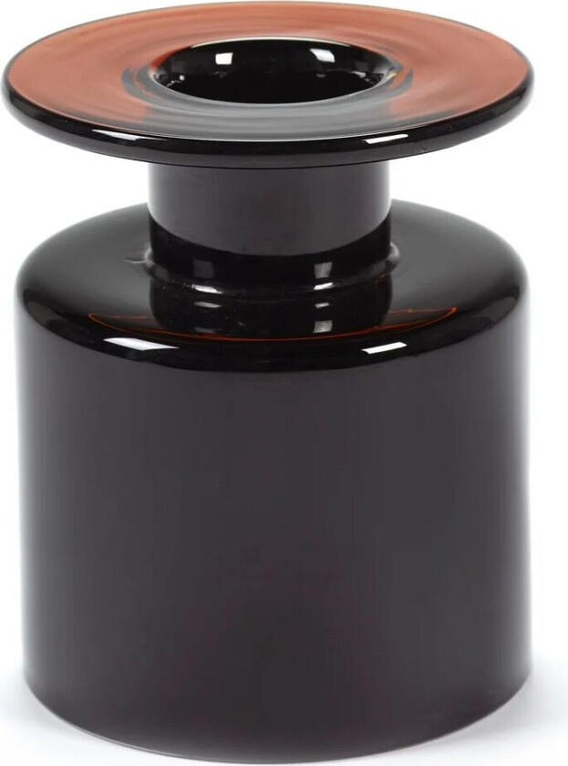 Wind & Fire vase 22 cm Black-dark brown