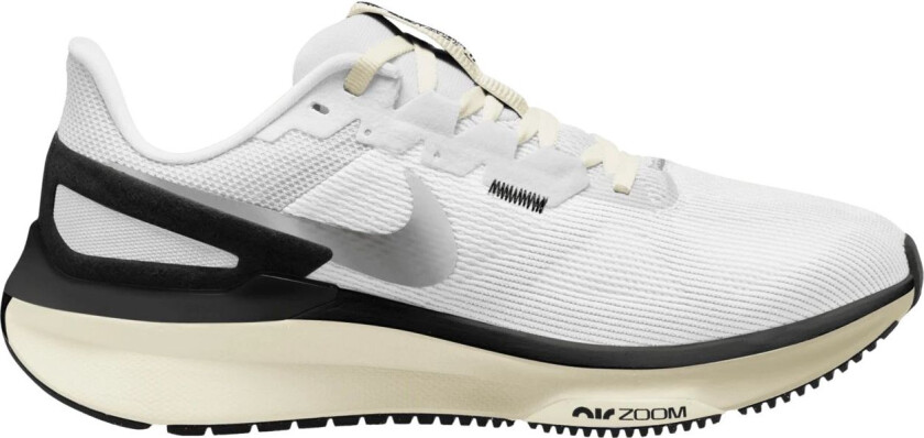 Air Zoom Structure 25, løpesko, dame White/black-sail-coc