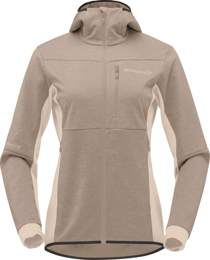 Women's Falketind Warm2 Octa Hood Winter Twig XS, Winter Twig