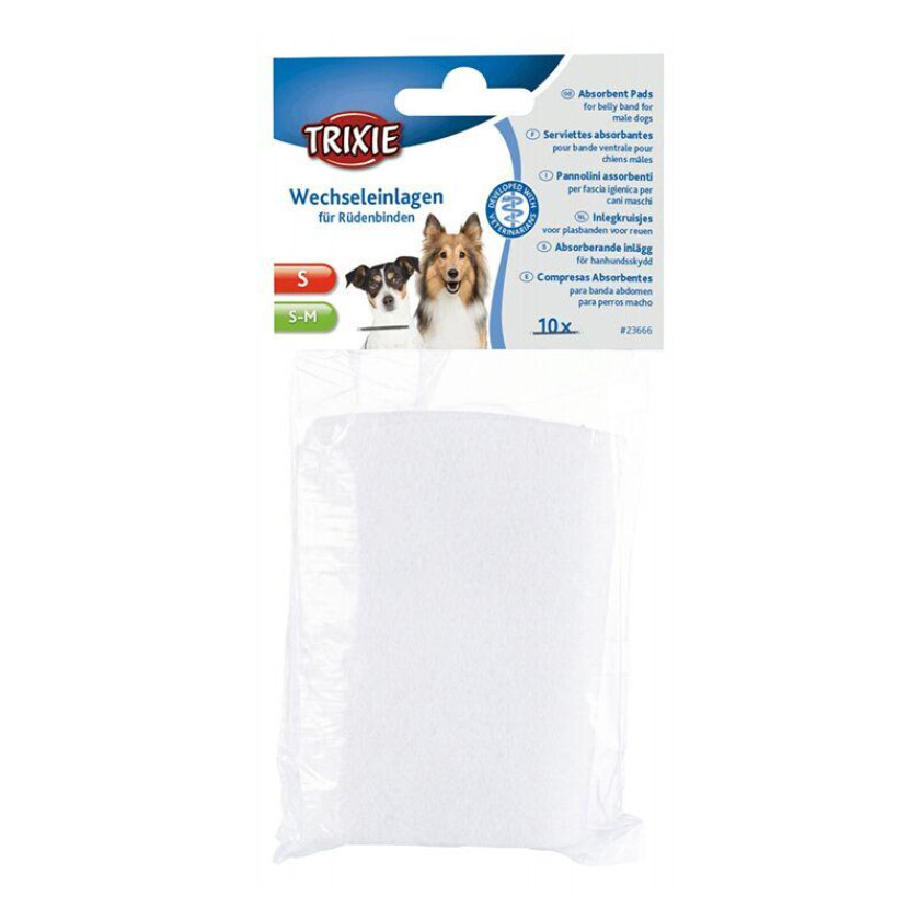 Innlegg til Boyband for hannhund 10 stk XL