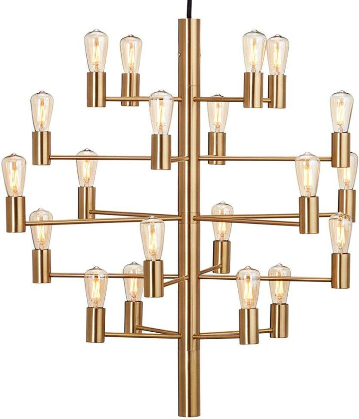 Bilde av Manola 20 lysekrone Satin brass