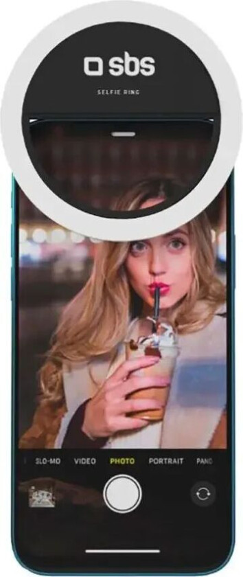 Selfie Ring Light Mini for Smarttelefon - Svart